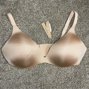 Skims Wireless Form Super Push Up Bra Size 44D Clay Nude BNWT